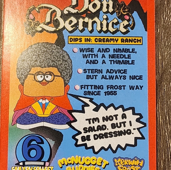 Adult Happy Meal Toy Don Bernice 2023 Kerwin Frost McNugget Buddies - Picture 2 of 7